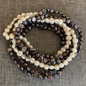 Multi strand, Freshwater Pearl Bracelet